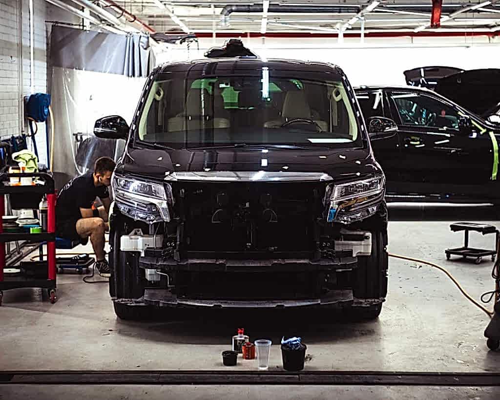 Оклейка Toyota Alphard