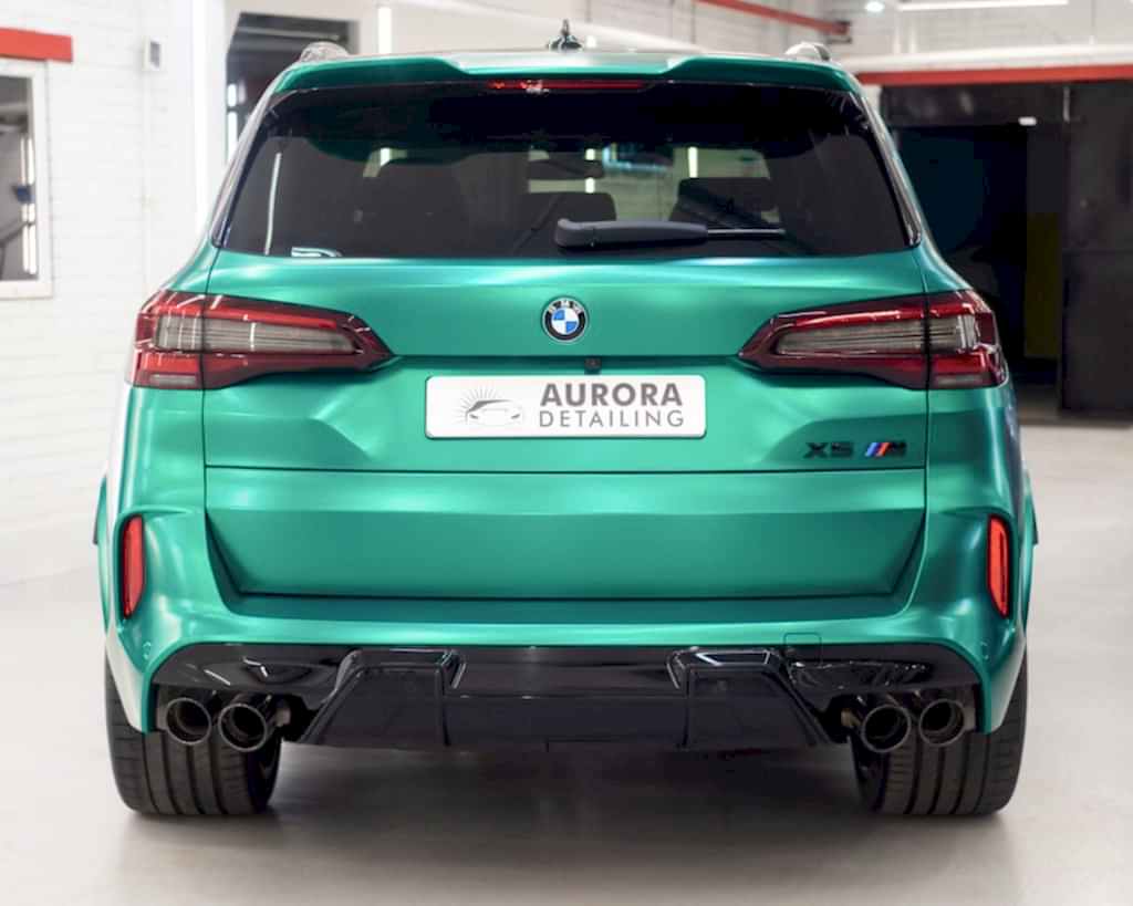 Оклейка BMW X5M Бирюзовый