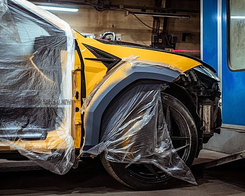 Локальный покрас авто