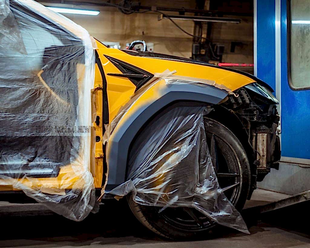 Оклейка и окрас Lamborgini Urus