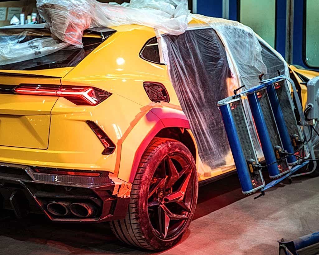 Оклейка и окрас Lamborgini Urus